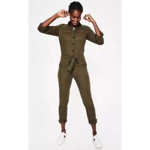 Boden Olive Green Utility Jumpsuit